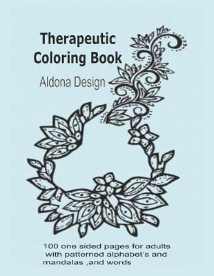 Book cover for Therapeutic Colouring book