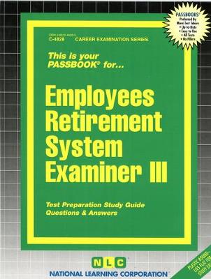 Book cover for Employees Retirement System Examiner III