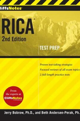 Cover of Cliffsnotes Rica 2nd Edition