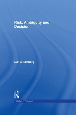 Book cover for Risk, Ambiguity and Decision