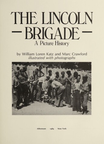 Book cover for The Lincoln Brigade