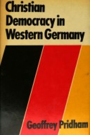 Cover of Christian Democracy in Western Europe