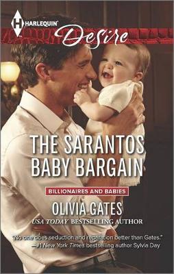 Book cover for The Sarantos Baby Bargain