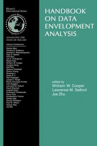 Cover of Handbook on Data Envelopment Analysis