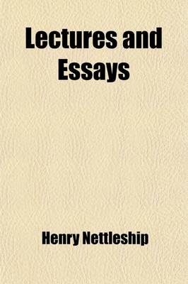 Book cover for Lectures and Essays (Volume 2)