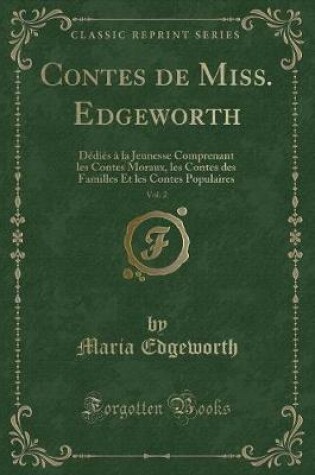 Cover of Contes de Miss. Edgeworth, Vol. 2