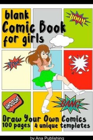 Cover of Blank Comic Book for Girls