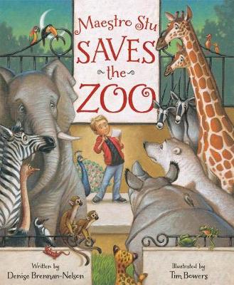 Book cover for Maestro Stu Saves the Zoo