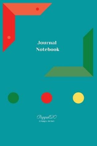 Cover of Journal Notebook -Persian Green -124 pages- 6x9-Inches