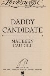 Book cover for Loveswept 797: Daddy Candidate