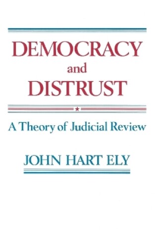 Cover of Democracy and Distrust