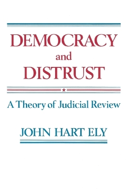 Book cover for Democracy and Distrust