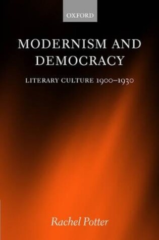 Cover of Modernism and Democracy