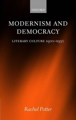 Book cover for Modernism and Democracy