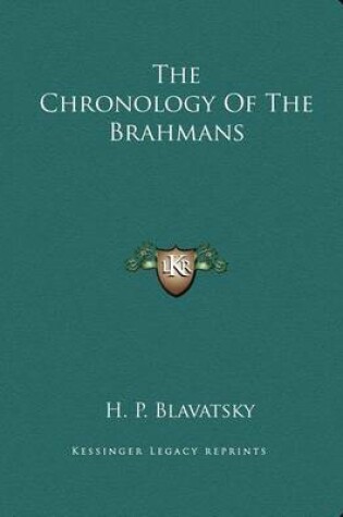 Cover of The Chronology Of The Brahmans