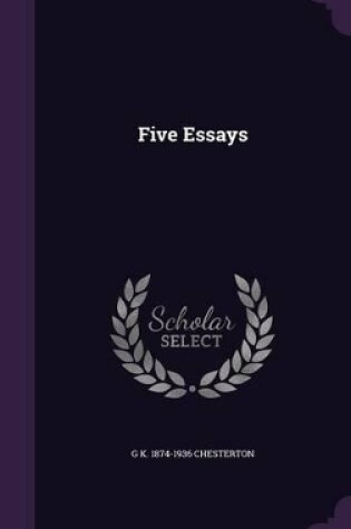 Cover of Five Essays