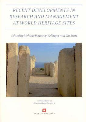 Cover of Recent Developments in the Research and Management at World Heritage Sites