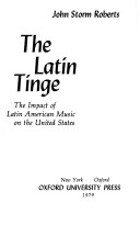 Cover of The Latin Tinge