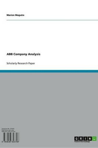 Cover of Abb Company Analysis