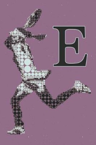 Cover of E Monogram Initial Tennis Journal