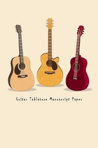 Cover of Guitar Tablature Manuscript Paper