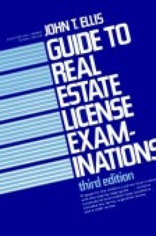 Cover of Guide to Real Estate License Examinations