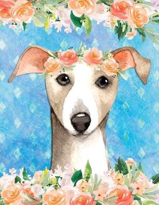 Book cover for My Big Fat Bullet Journal for Dog Lovers Italian Greyhound in Flowers 4