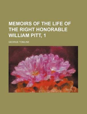 Book cover for Memoirs of the Life of the Right Honorable William Pitt, 1