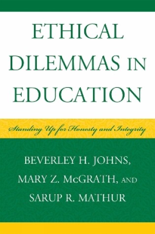 Cover of Ethical Dilemmas in Education