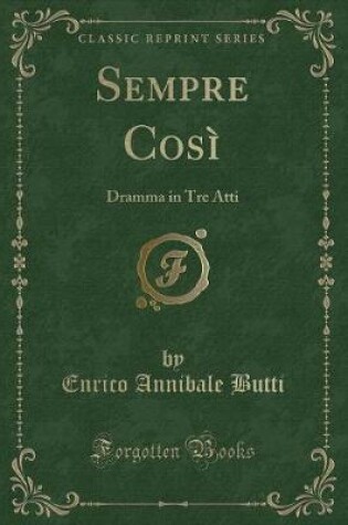 Cover of Sempre Così