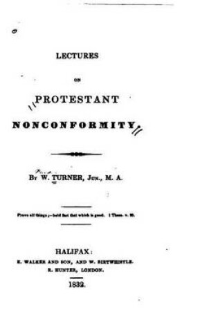 Cover of Lectures on Protestant Nonconformity