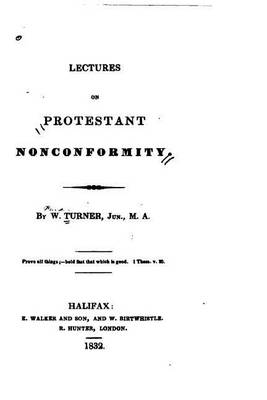 Book cover for Lectures on Protestant Nonconformity