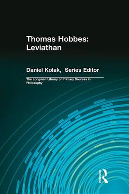 Book cover for Thomas Hobbes: Leviathan (Longman Library of Primary Sources in Philosophy)