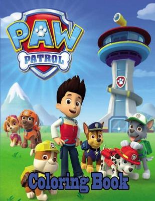 Book cover for Paw Patrol Coloring Book