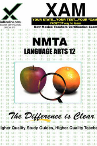 Cover of Nmta Language Arts 12 Teacher Certification Test Prep Study Guide