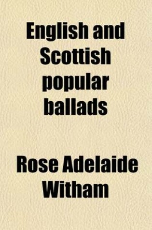 Cover of English and Scottish Popular Ballads