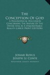 Book cover for The Conception of God