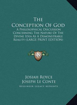 Book cover for The Conception of God