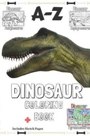 Cover of A-Z Dinosaur Coloring Book