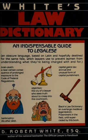 Book cover for White's Law Dictionary