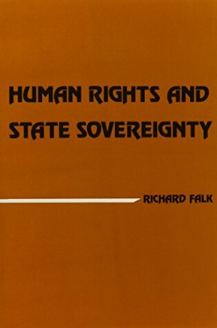 Cover of Human Rights and State Sovereignty