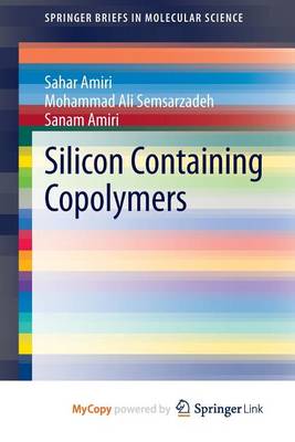 Book cover for Silicon Containing Copolymers