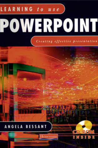 Cover of Learning to Use Powerpoint Student Handbook with CD-ROM