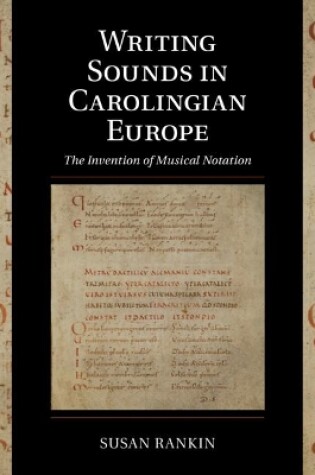 Cover of Writing Sounds in Carolingian Europe