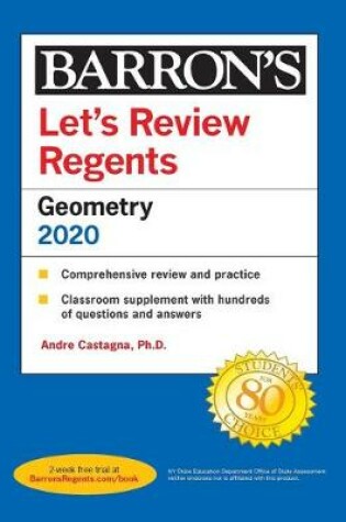 Cover of Let's Review Regents: Geometry 2020