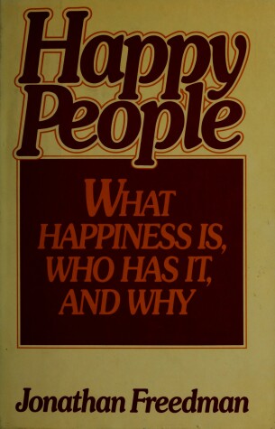 Book cover for Happy People