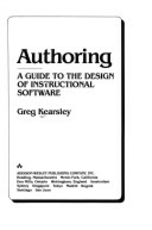 Cover of Authoring