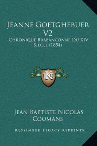 Cover of Jeanne Goetghebuer V2