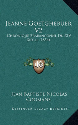 Book cover for Jeanne Goetghebuer V2