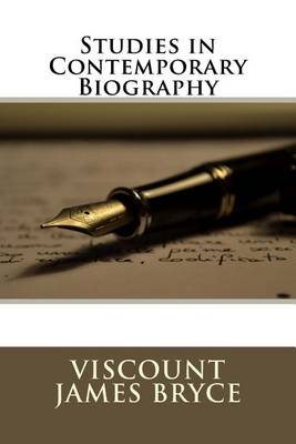 Book cover for Studies in Contemporary Biography